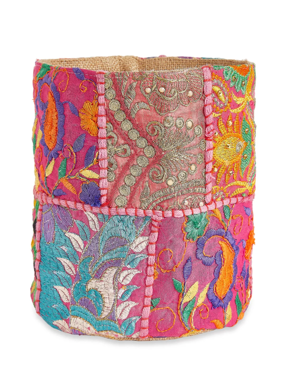 Carmine Pink Pot Cover (Small)