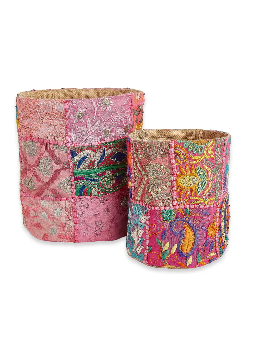 Carmine Pink Pot Cover (Small)