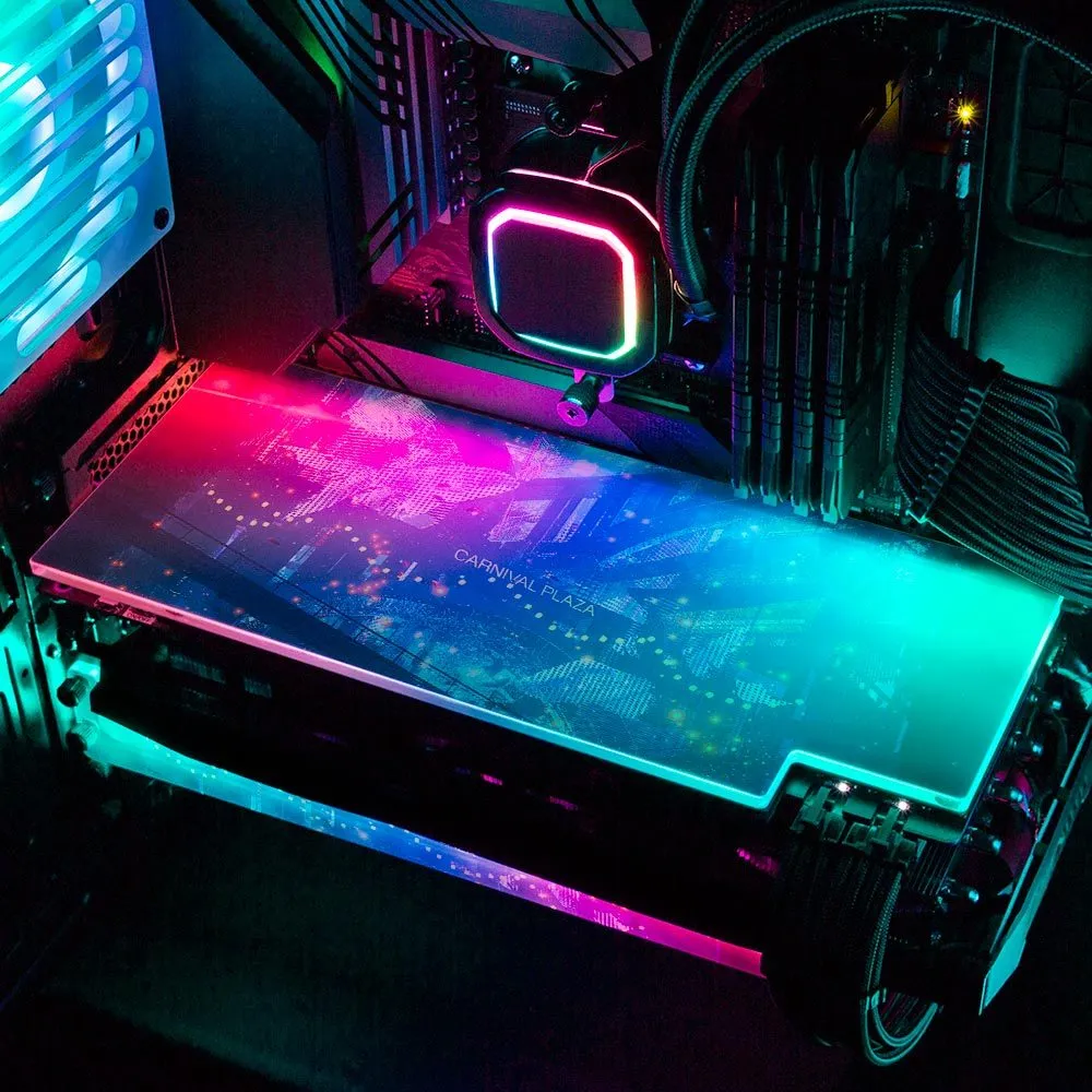 Carnival Plaza RGB GPU Backplate