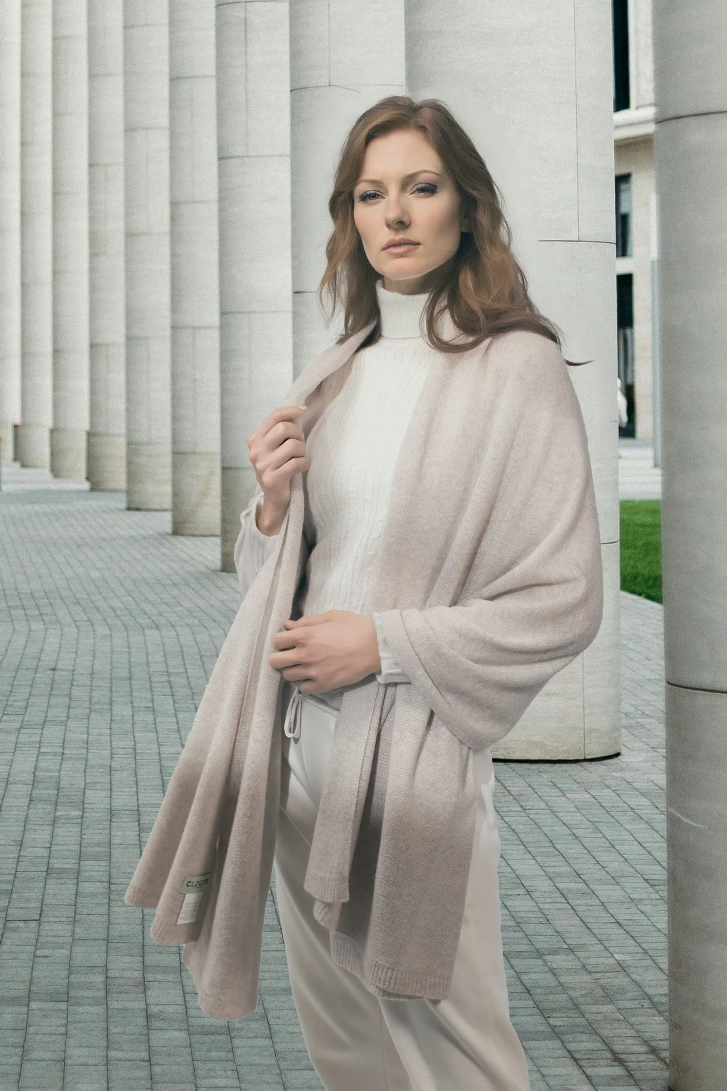Cashmere Wrap - Oatmeal