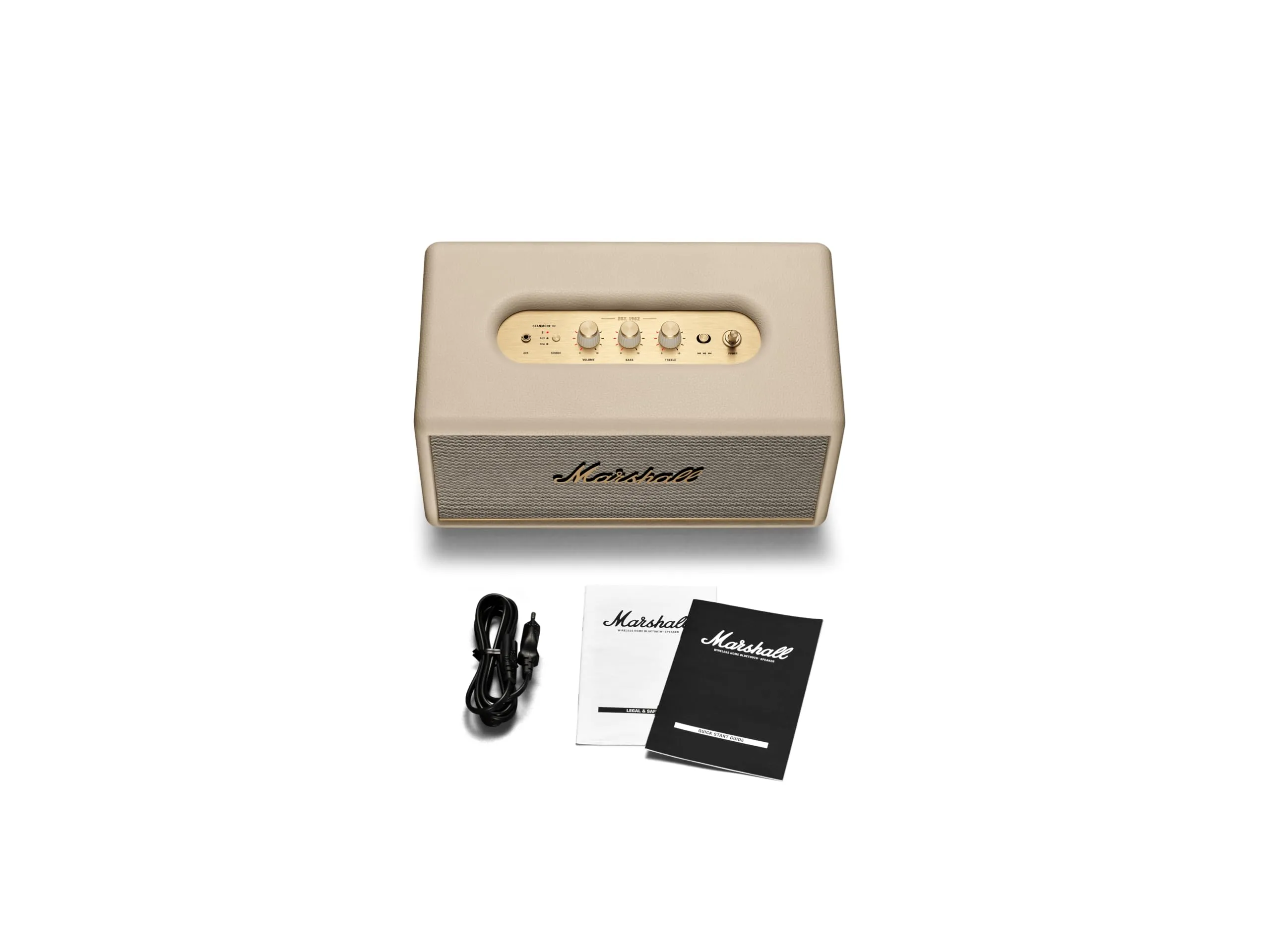 Certified Refurbished - Marshall Stanmore III Bluetooth Wireless Speaker - Cream
