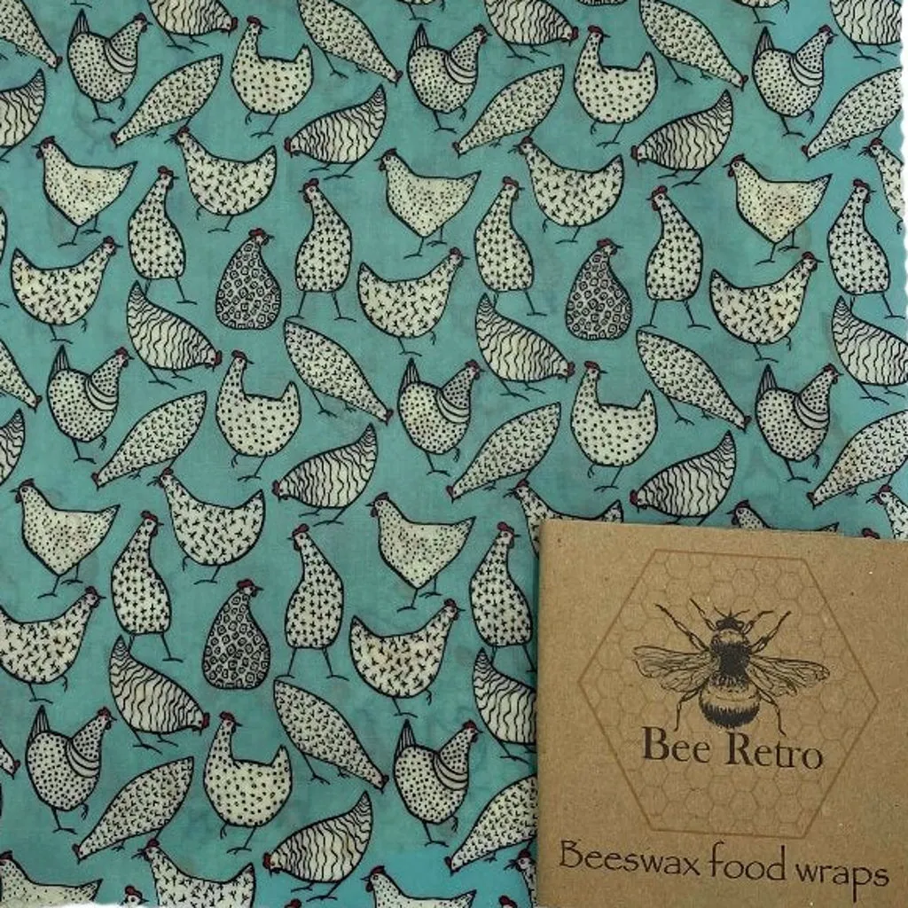 Chicken Design Beeswax Wraps