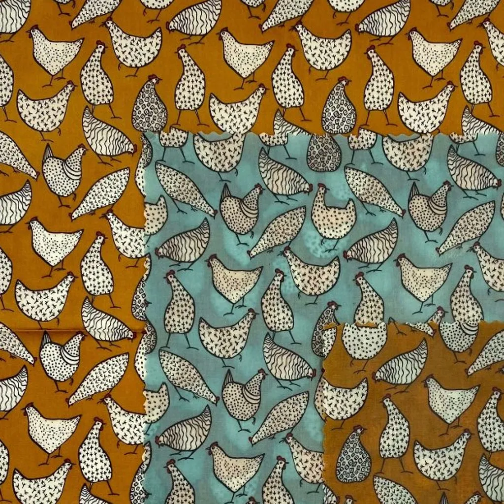 Chicken Design Beeswax Wraps