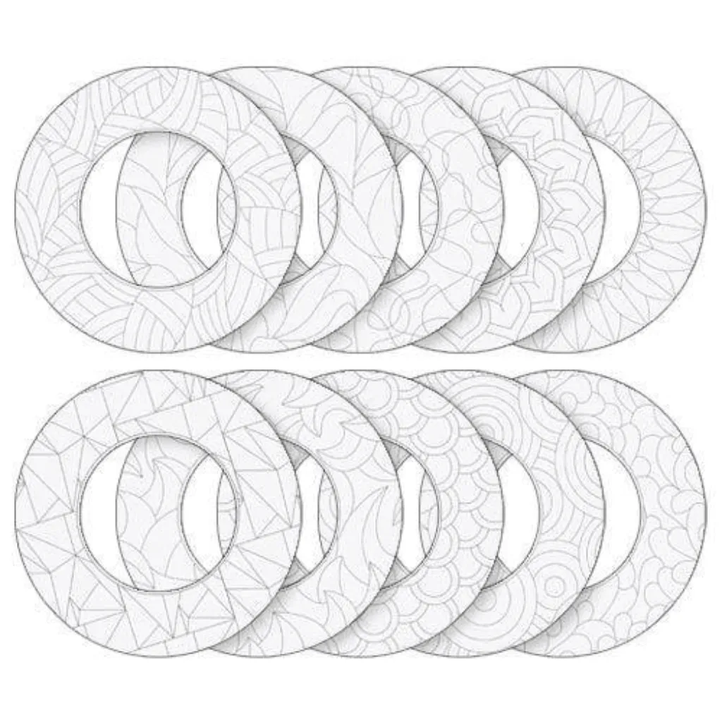 ColourMe Wreath Pack of 10
