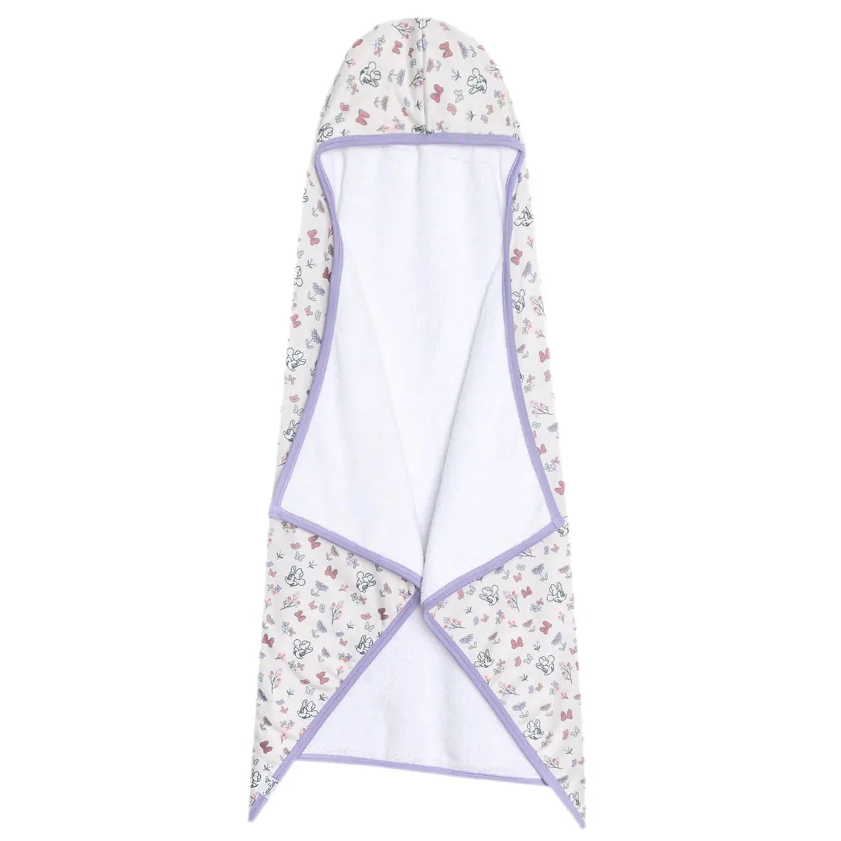 Copper Pearl Minnie Mouse's Bowquet Premium Big Kid Hooded Towel