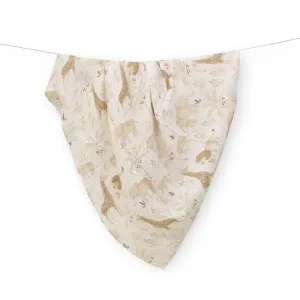 Crane Baby Kendi Muslin Swaddle Kendi Print