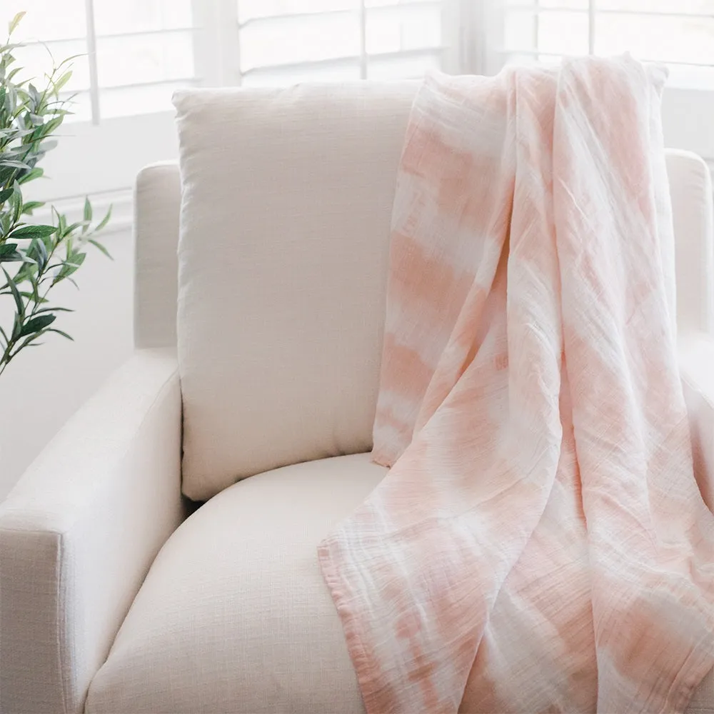 Crane Baby Parker Collection Muslin Swadddle Tie-Dye
