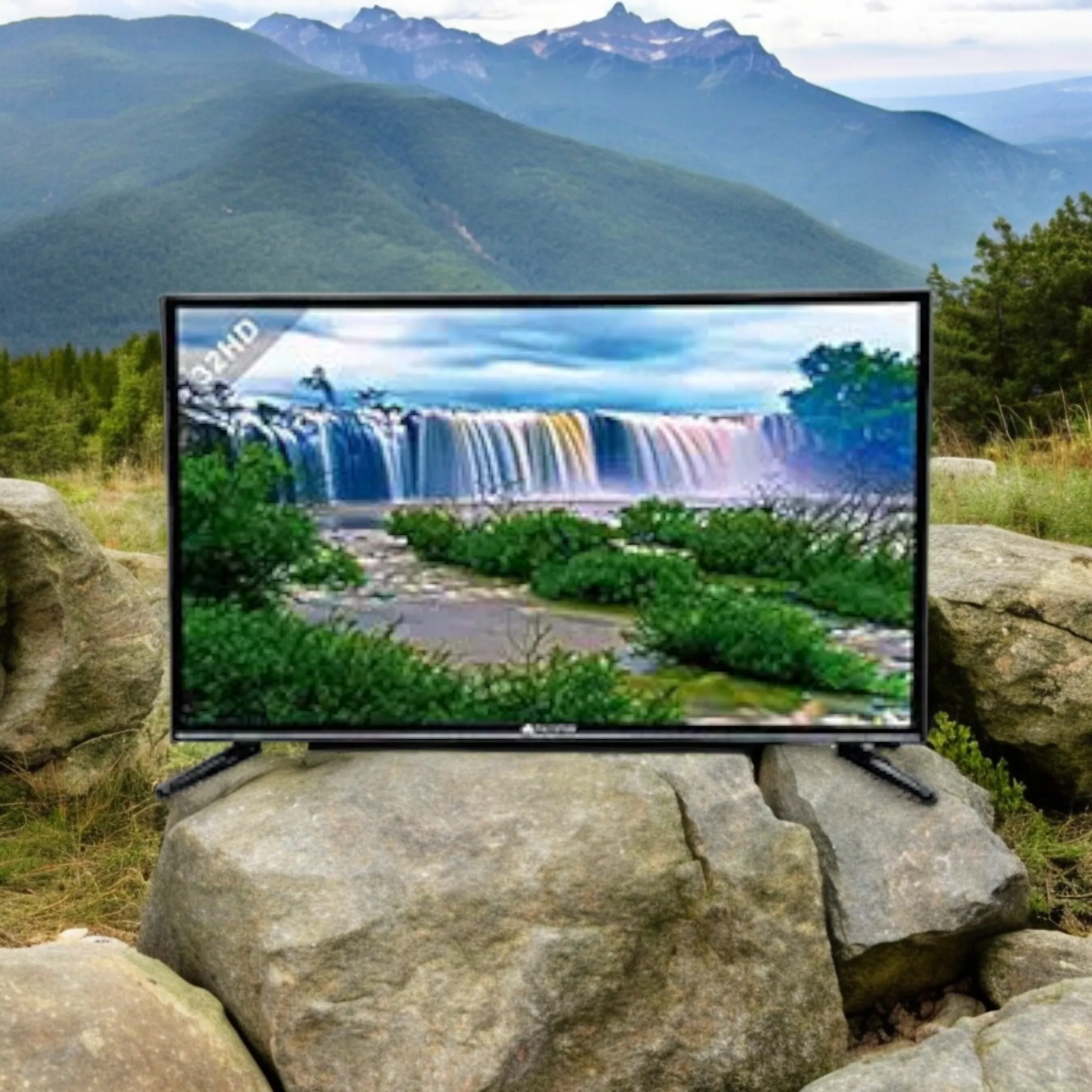 Easy to Fit 2 Nos Powerful Micromax TV Speakers | Sound Bar | Full-Range 7 Ohm 12W | Black Colour | Ultimate Sound Quality