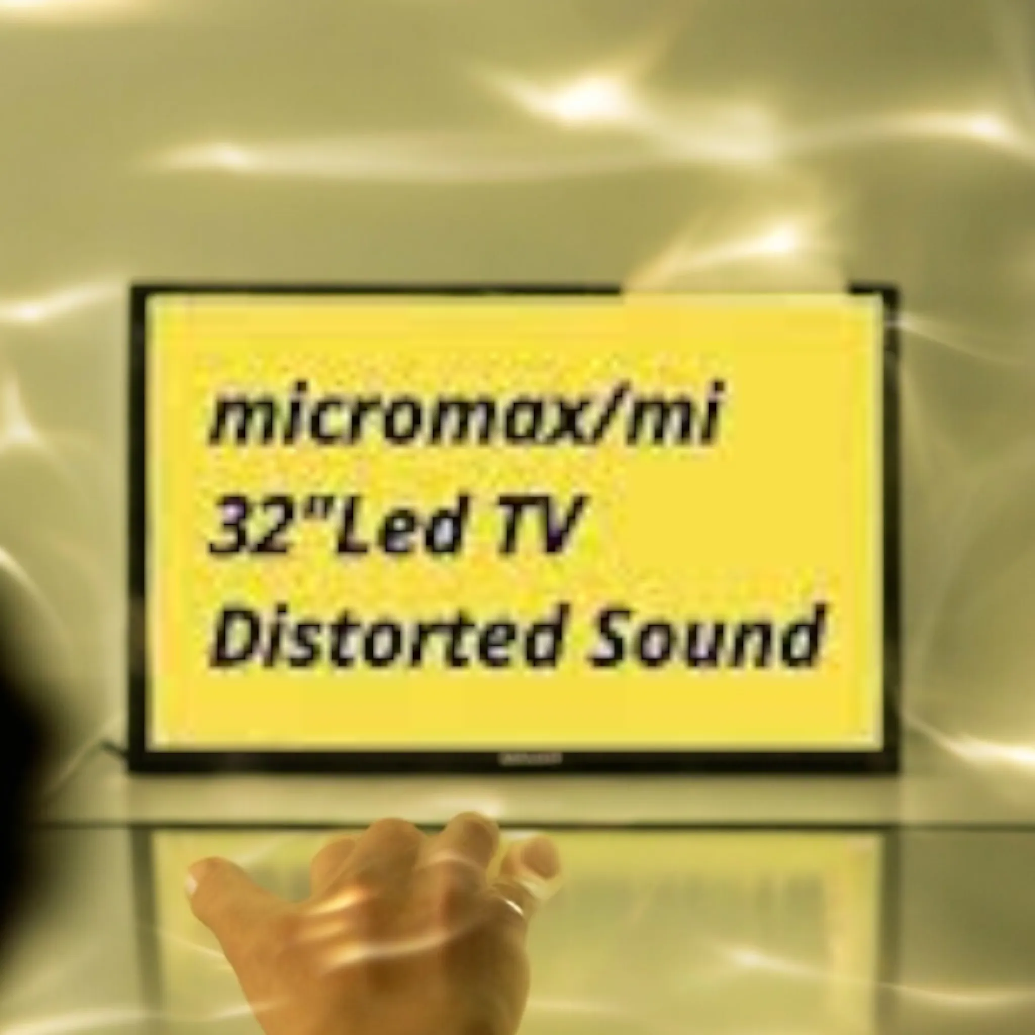 Easy to Fit 2 Nos Powerful Micromax TV Speakers | Sound Bar | Full-Range 7 Ohm 12W | Black Colour | Ultimate Sound Quality