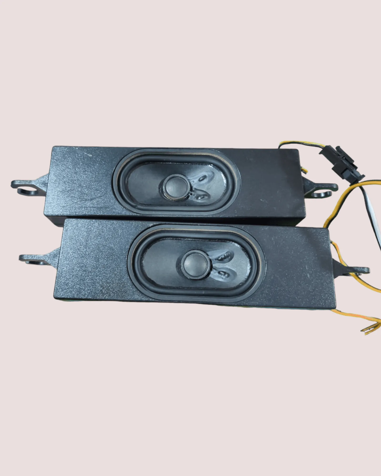 Easy to Fit 2 Nos Powerful Micromax TV Speakers | Sound Bar | Full-Range 7 Ohm 12W | Black Colour | Ultimate Sound Quality