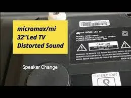 Easy to Fit 2 Nos Powerful Micromax TV Speakers | Sound Bar | Full-Range 7 Ohm 12W | Black Colour | Ultimate Sound Quality