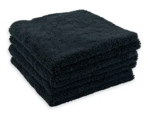 Edgeless Microfibre Towel Packs ( Black - 450gsm)