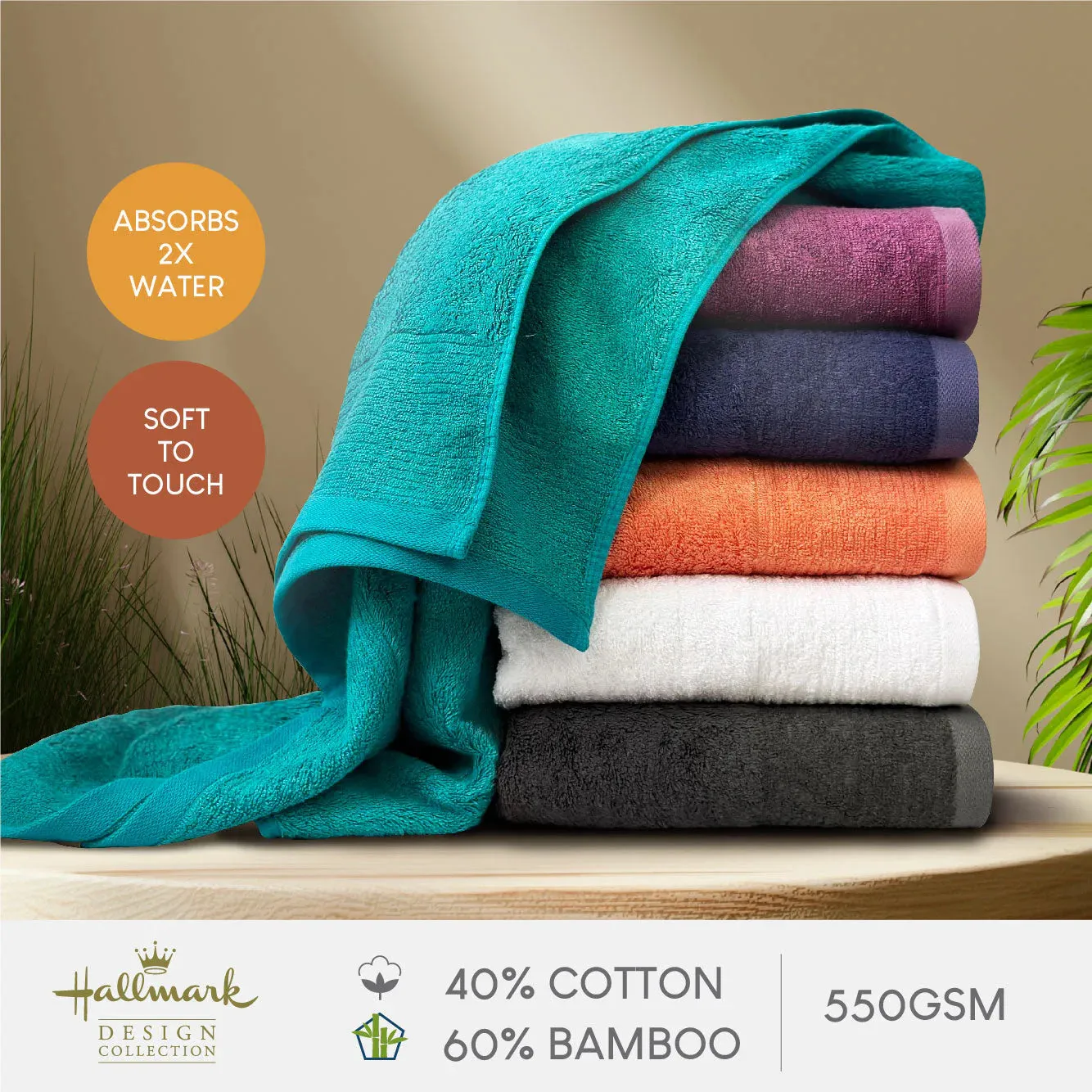 Egyptian Cotton Bamboo Towels