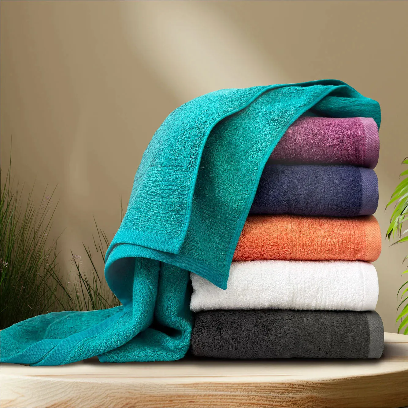 Egyptian Cotton Bamboo Towels
