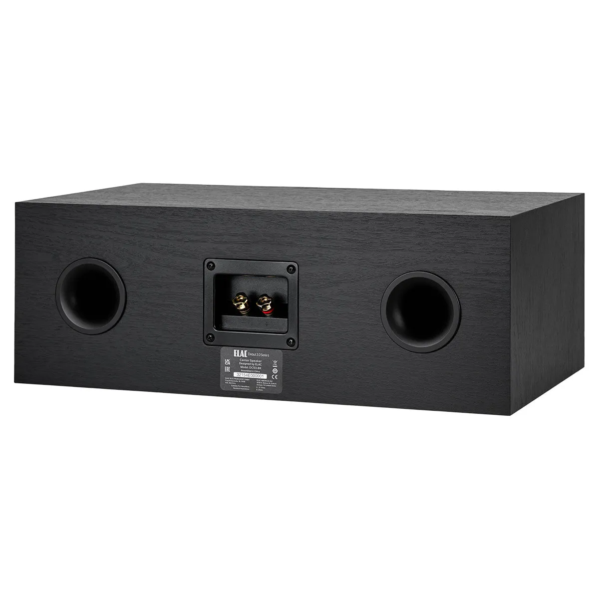 ELAC Debut 3.0 DC53 5.25" Center Speaker - Black - Each
