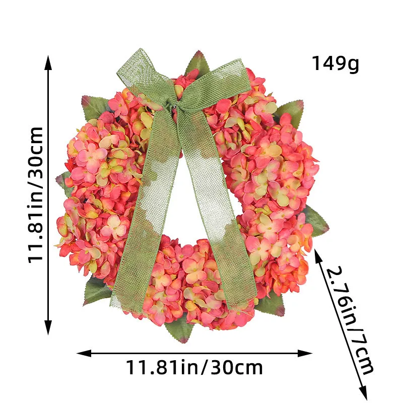 Fall Front Door Wreath Decorative Wreath