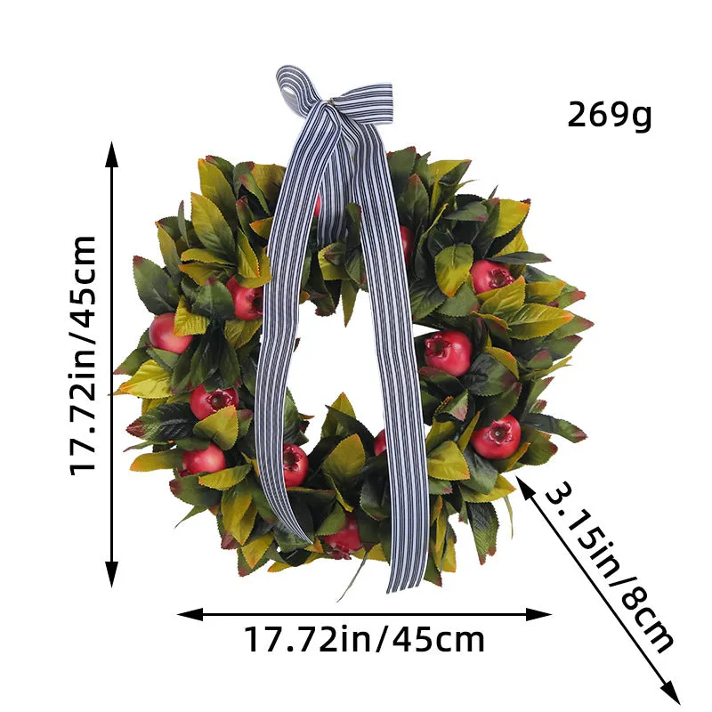 Fall Front Door Wreath Decorative Wreath