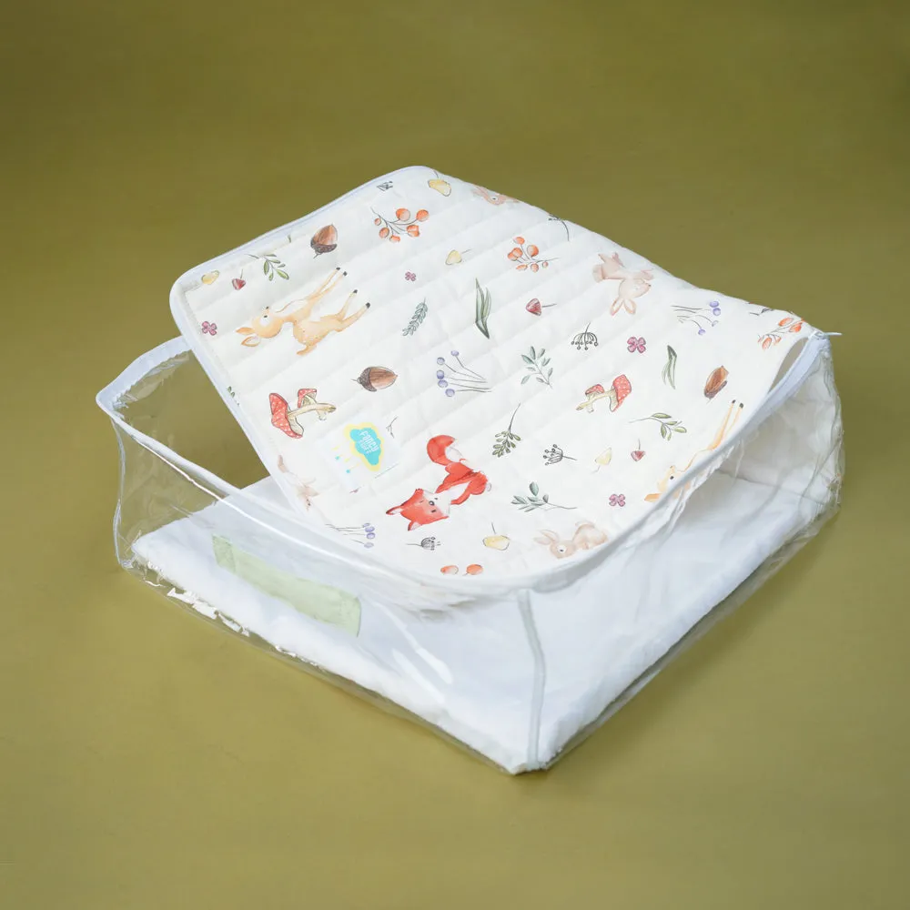 Fancy Fluff Organic Cotton Medium/Large Storage Bag - Woodland