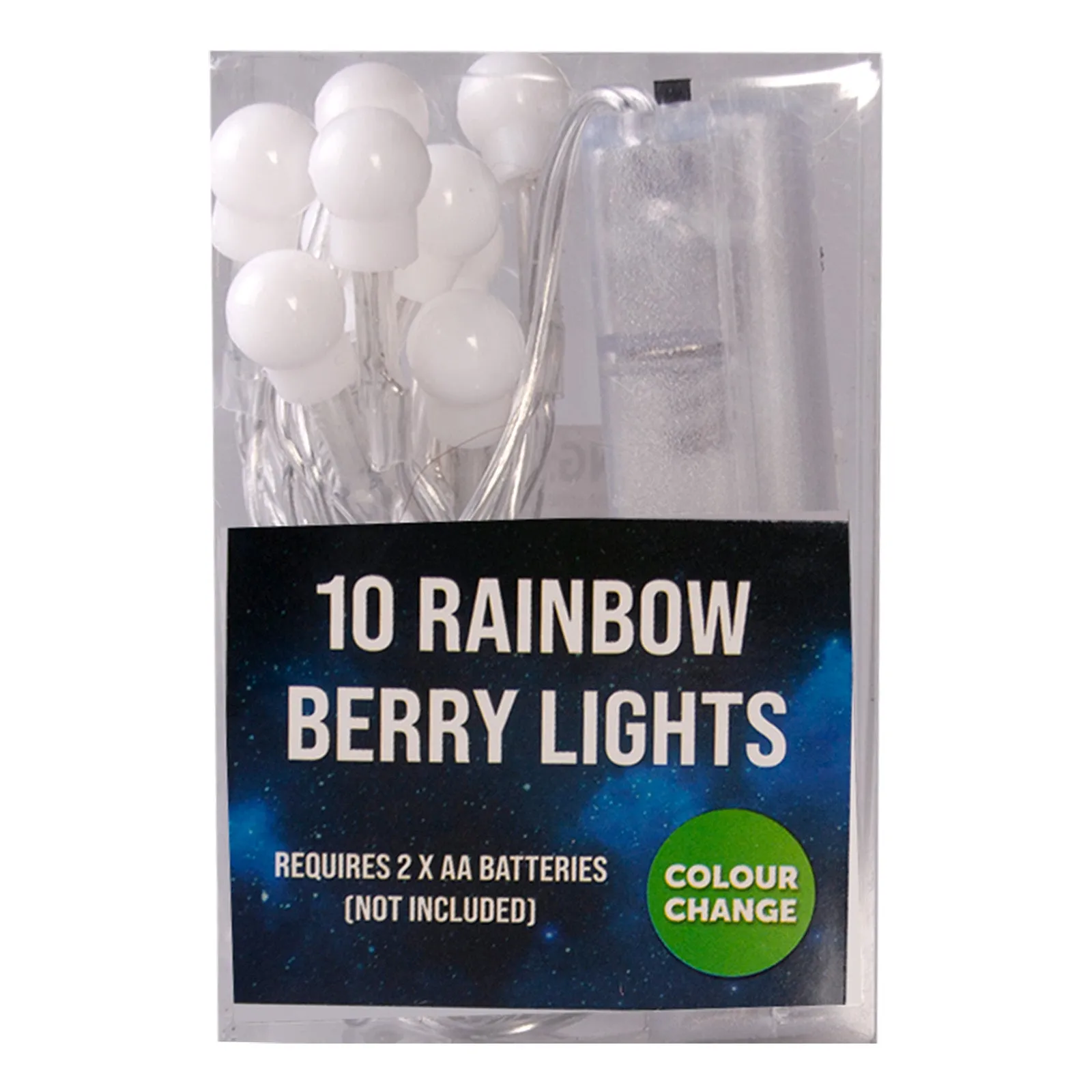 Festive Magic 10 Rainbow Berry LED Lights