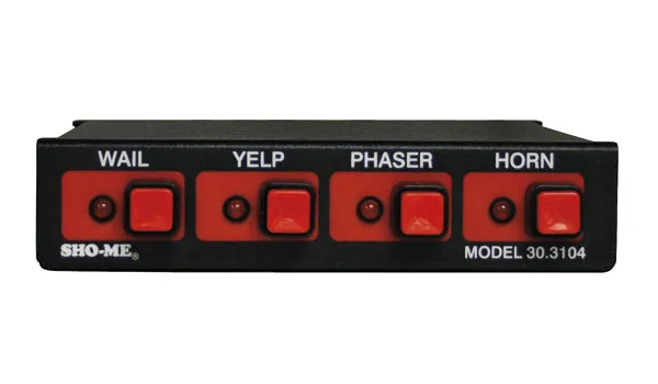 Four-Function Dash-Mount Siren