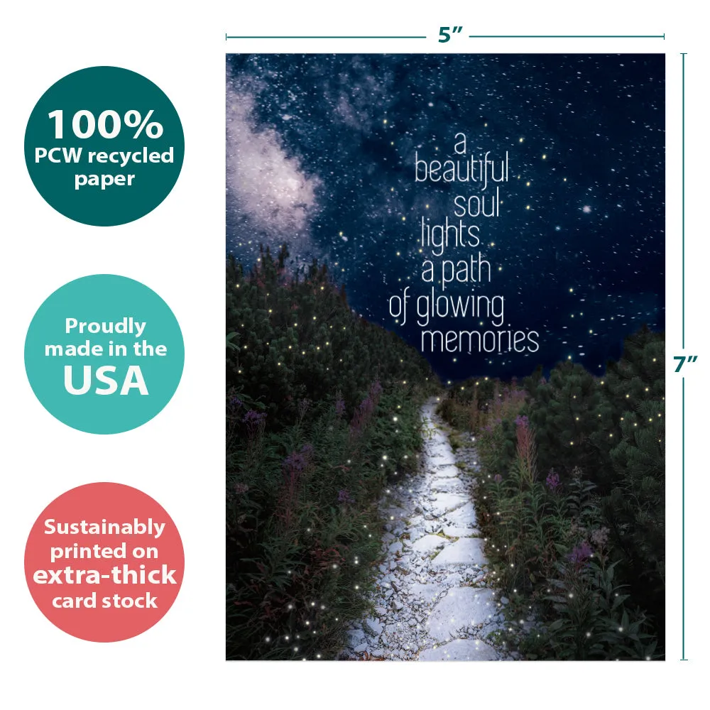 Glowing Path Sympathy Card