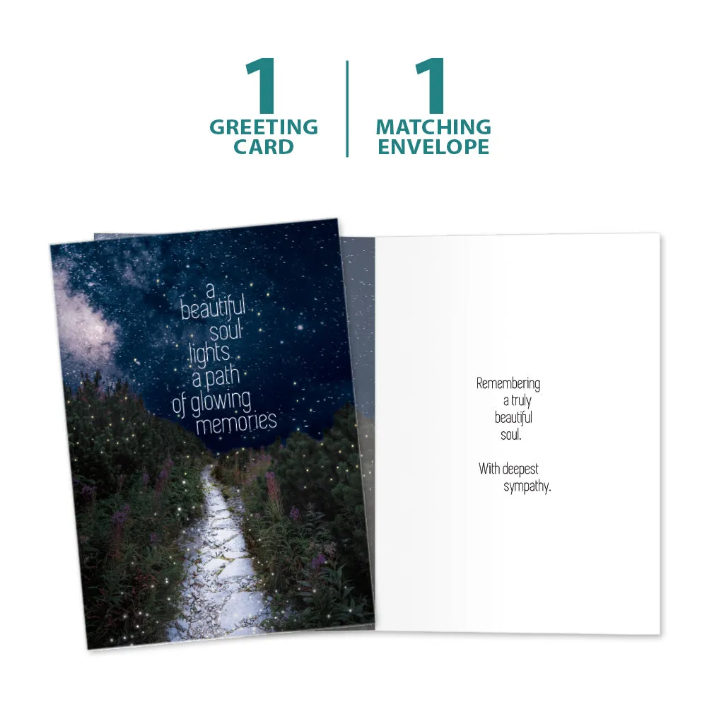 Glowing Path Sympathy Card