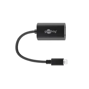 Goobay 0.2m USB-C Display Port Adapter 60Hz (Black)