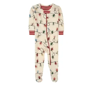 Hatley Glowing Holiday Lights Babygrow