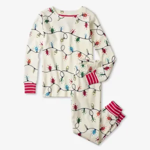 Hatley 'Glowing Holiday Lights' PJ Set