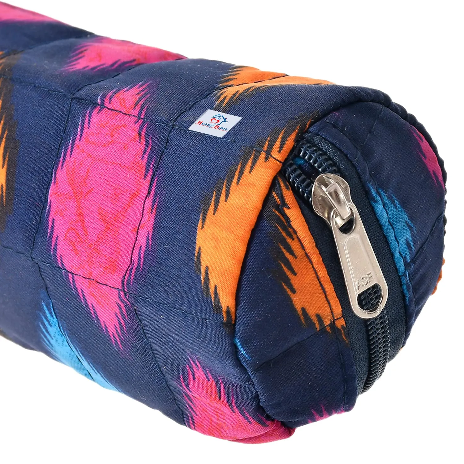 Heart Home Navajo Printed Single Rod Cotton Bangle Organizer/Case/Holder/Pouch (Blue)-50HH0772