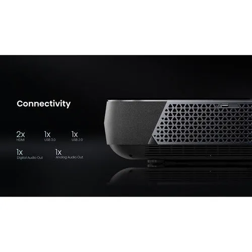 Hisense PL1 2200-Lumen UHD 4K Ultra Short-Throw Laser Smart Home Theater Projector