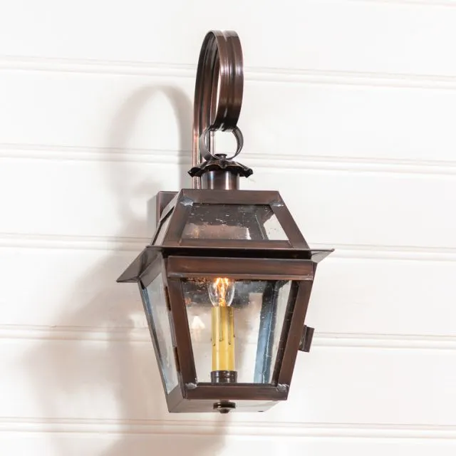 Jr. Town Crier Outdoor Wall Light in Solid Antique Copper - 1 Light