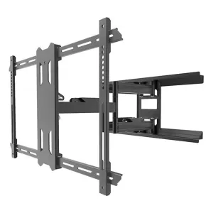 Kanto PDX650SG Stainless Steel Full Motion Dual Stud Outdoor TV Mount for 37” – 75” TVs