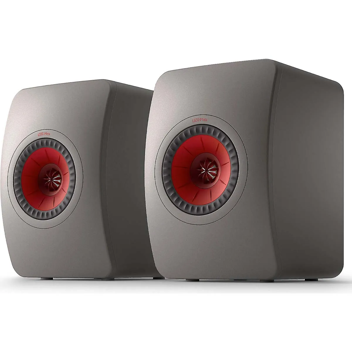 KEF OPEN BOX LS50 Meta Monitor Bookshelf Speakers - Pair - Grey - A Grade