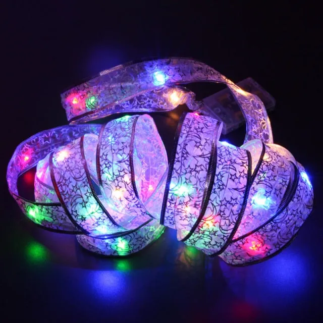 LED Christmas Ribbon Lights