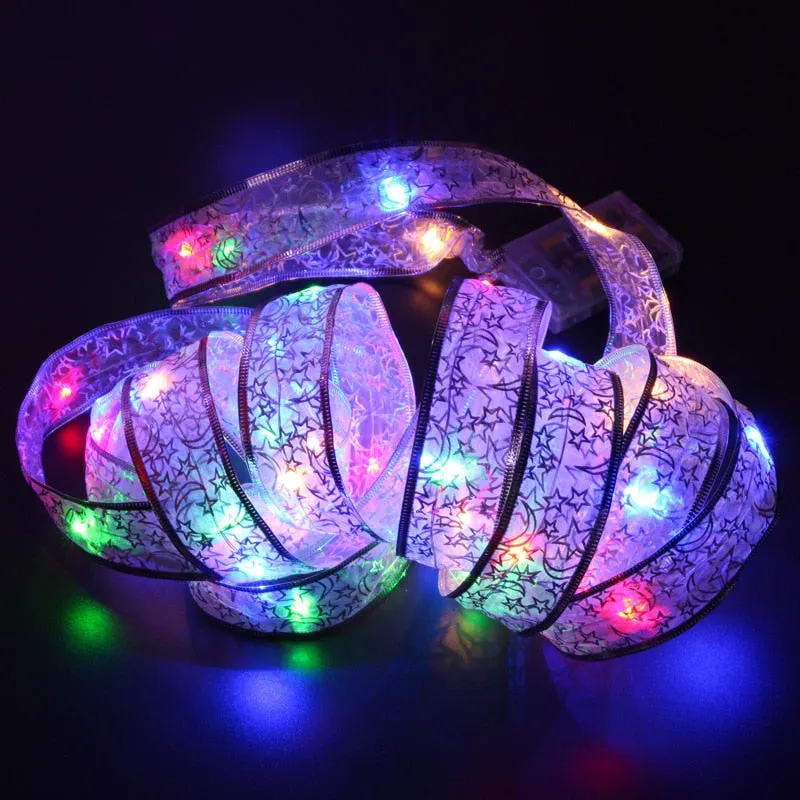 LED Christmas Ribbon Lights