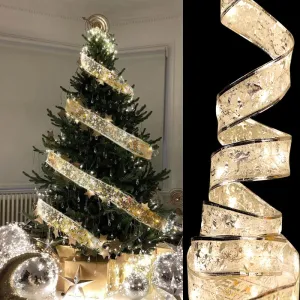 LED Christmas Ribbon Lights