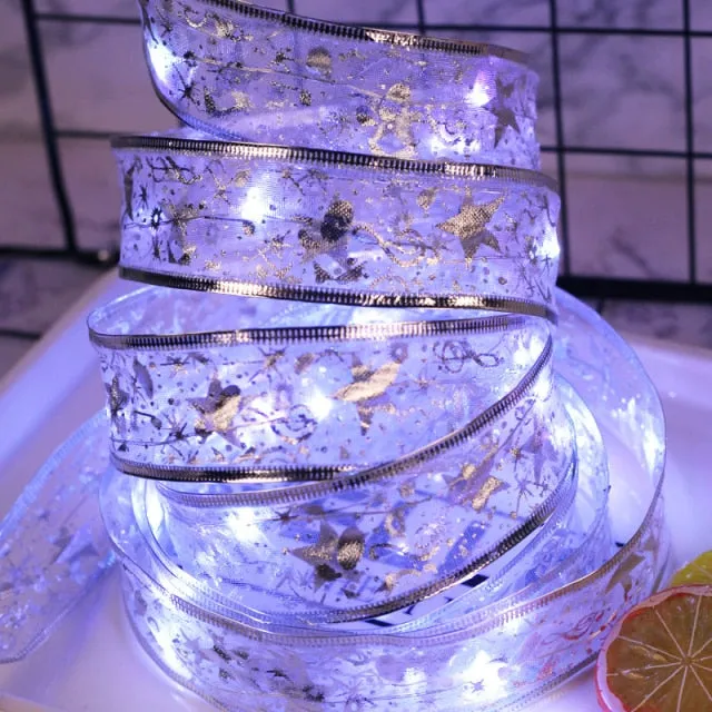 LED Christmas Ribbon Lights