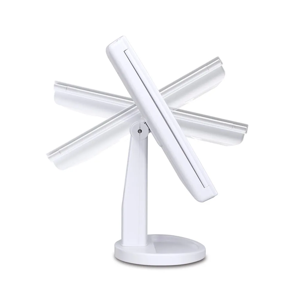 LED Tri-Fold Make Up Mirror