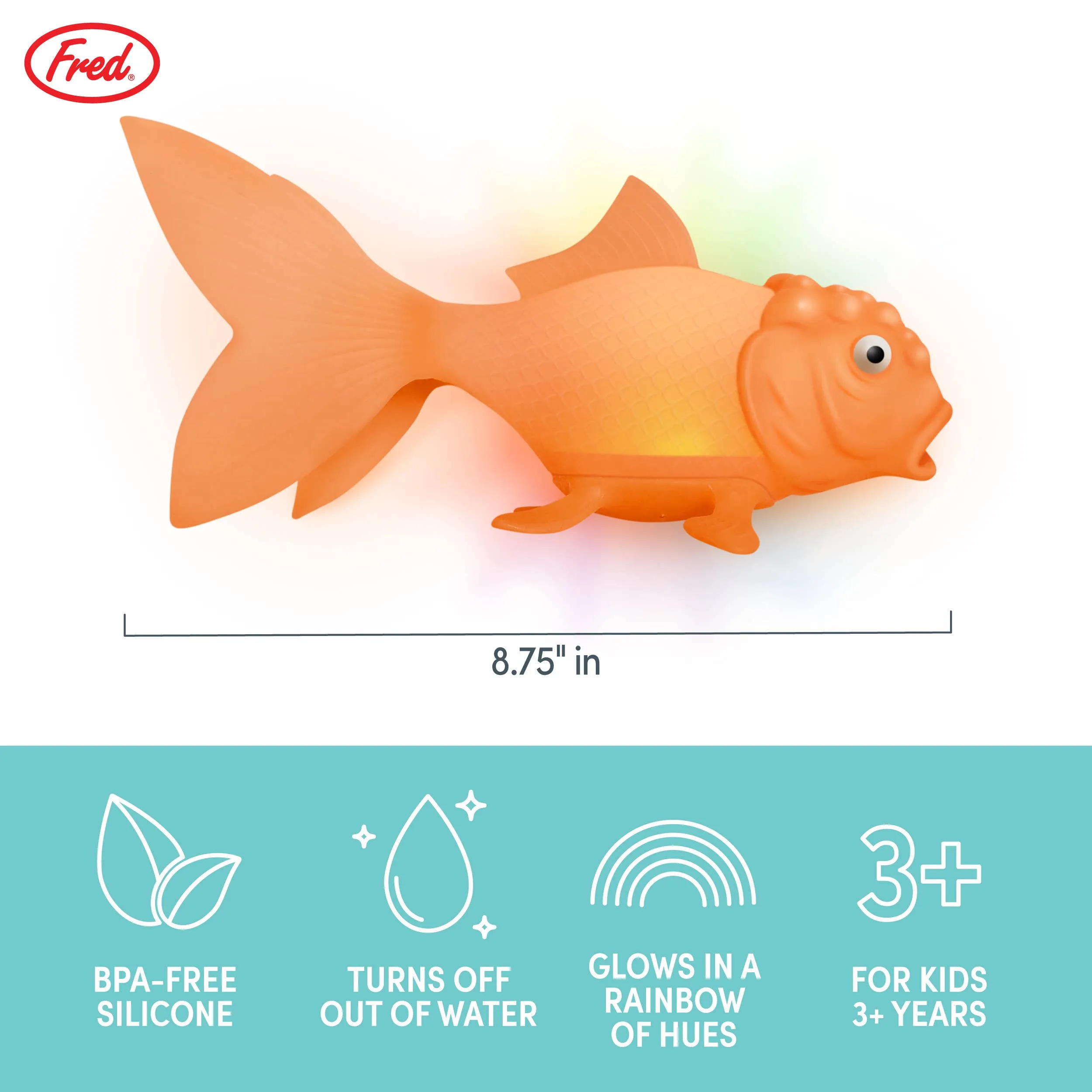 Light-Up Goldfish Bath Toy