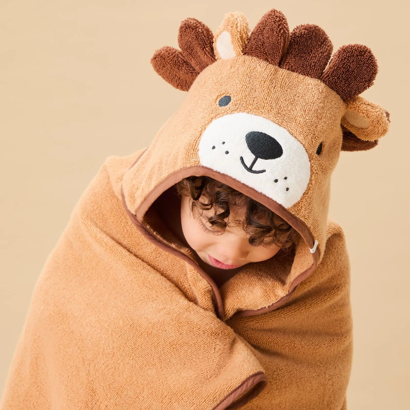 Lion Baby & Kids Hooded Bath Towel