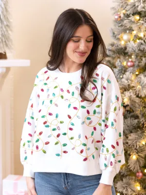 Mary Square Lights Sweatshirt