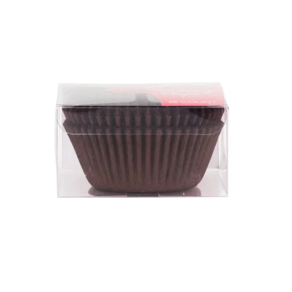 MiniWare Brown Baking Cups 48pc