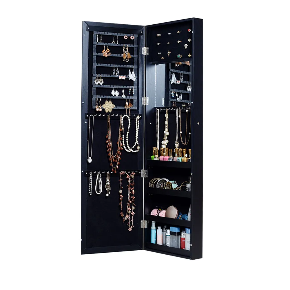 Mirror Jewelry Cabinet Ladies Girls Wooden Bedroom Furniture Mirror