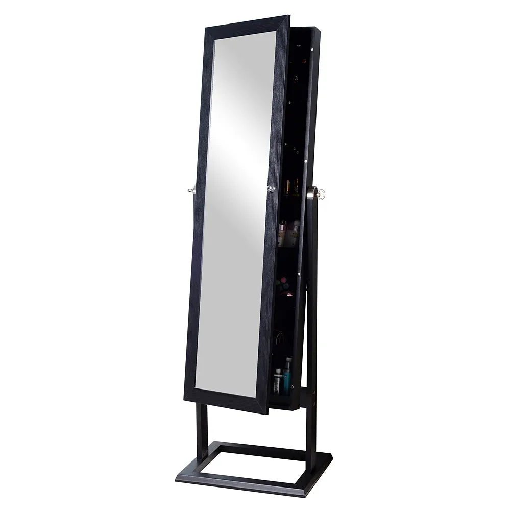Mirror Jewelry Cabinet Ladies Girls Wooden Bedroom Furniture Mirror