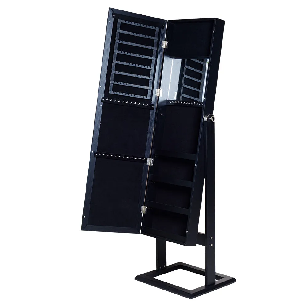 Mirror Jewelry Cabinet Ladies Girls Wooden Bedroom Furniture Mirror