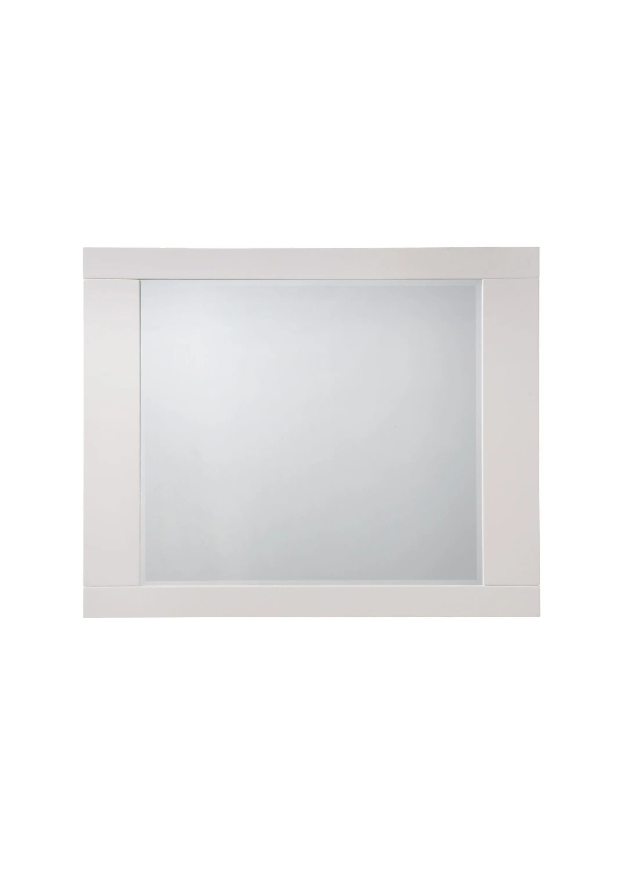 Naima II Mirror in White High Gloss 26774