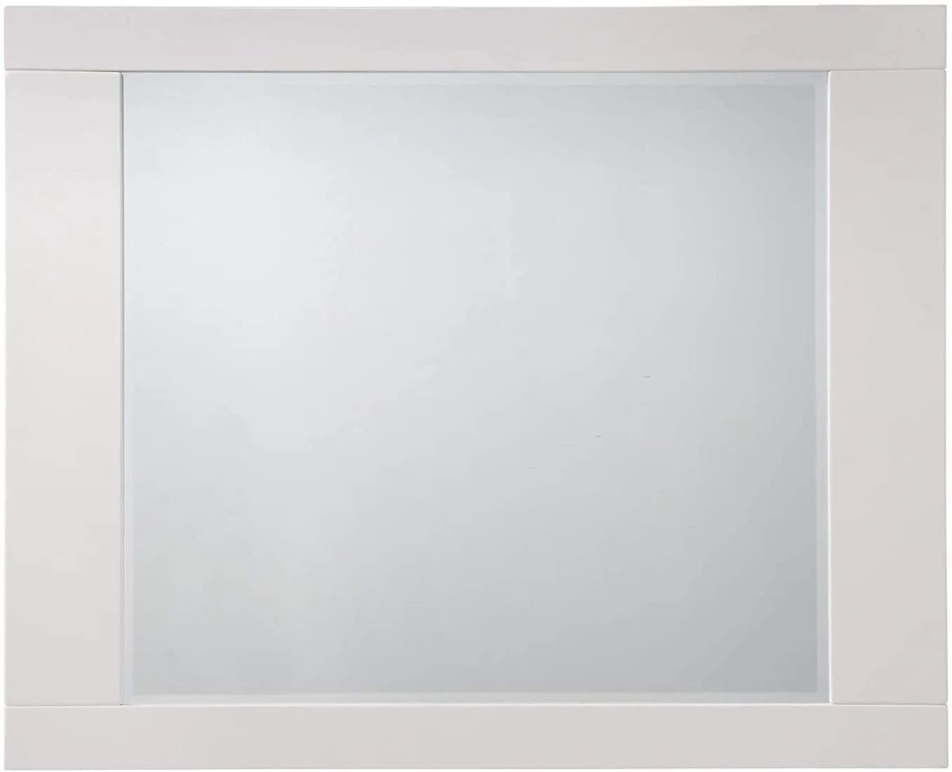 Naima II Mirror in White High Gloss 26774