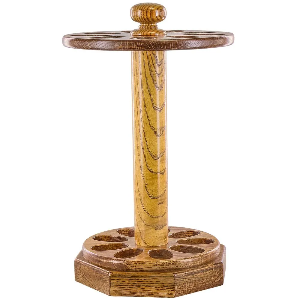 Natural Oak Wooden Shoe Horn Stand: Functional & Elegant