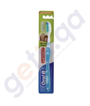 ORAL-B TOOTHBRUSH 3-EFFECT NATURAL  FRESH MEDIUM 1PC